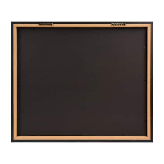 6 Pack: 8.5" x 11" / 11" x 14" Black Document Frame with White Triple Mat by Studio Décor®